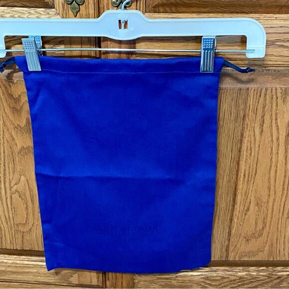 Stuart Weitzman Medium Size Blue Purse Shoe Protector Dust Bag 14” x 10.5” - Picture 1 of 9